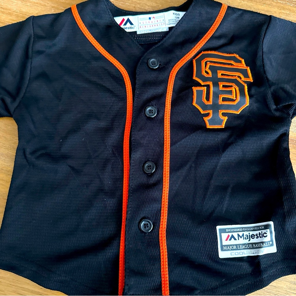 Majestic San Francisco SF Giants Jersey Youth Kid/Baby Size 12mos